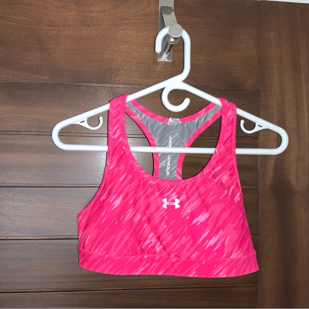 UNDER ARMOUR Heat Gear Compression Sports Bra, Like New, Size M